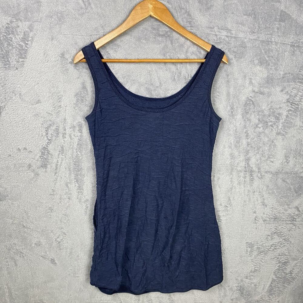 Toad & Co Samba Wave Dress Womens Small Blue Cotton Sleeveless Minimalist Pocket - Picture 4 of 10